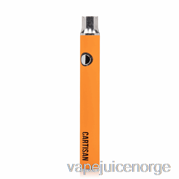 Vape Juice Cartisan Knapp Vv 350 510 Batteri Oransje